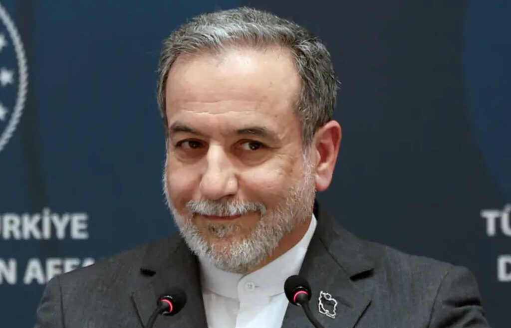 Iranian Foreign Minister Abbas Araghchi speaks at a press conference in Istanbul with Turkish counterpart Hakan Fidan.