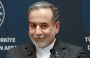 Iranian Foreign Minister Abbas Araghchi speaks at a press conference in Istanbul with Turkish counterpart Hakan Fidan.