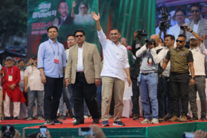 Tarique Rahman speaking after Bangladesh 2026 parliamentary win