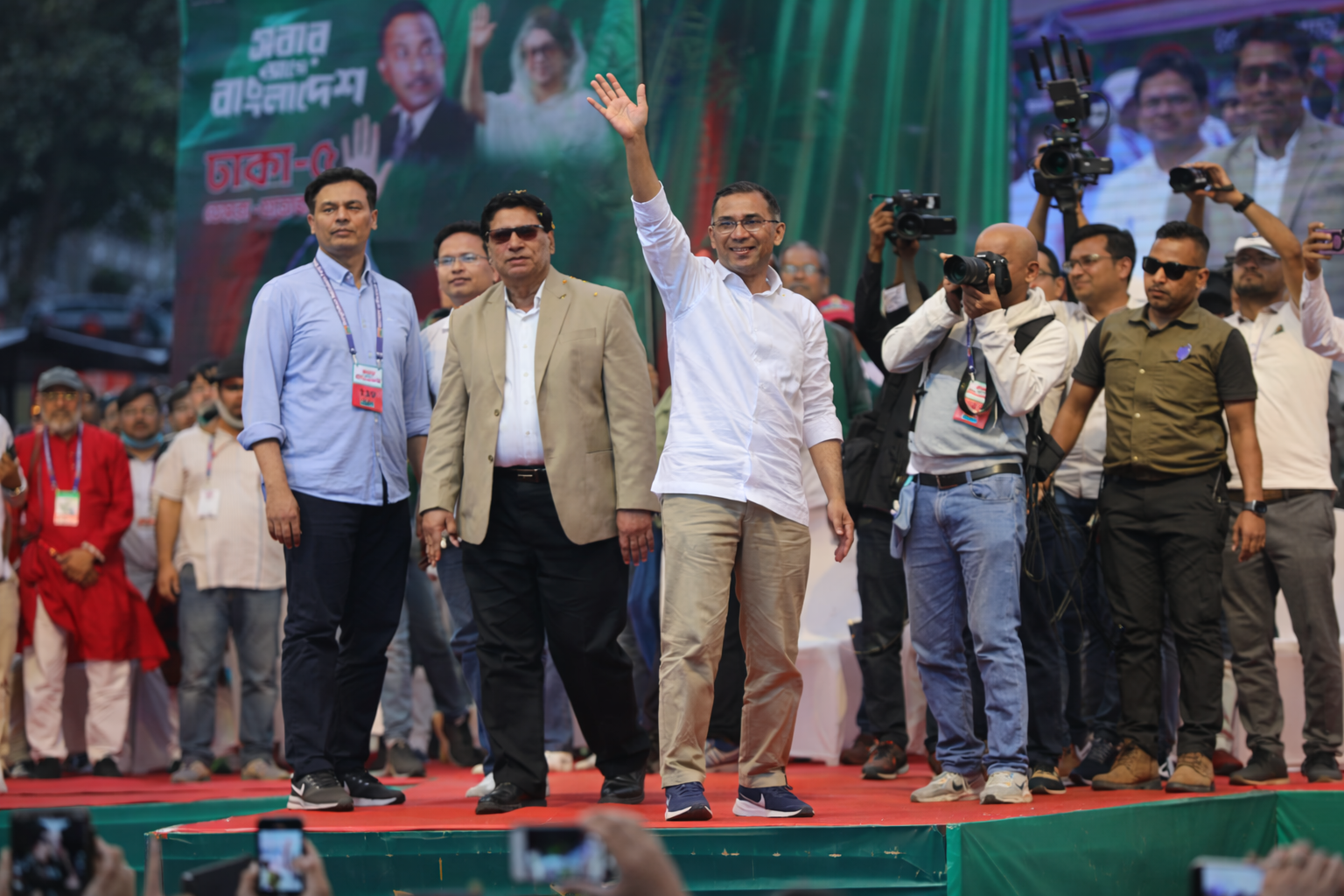 Tarique Rahman speaking after Bangladesh 2026 parliamentary win