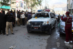 Chaman security attack vehicle in Roghani area