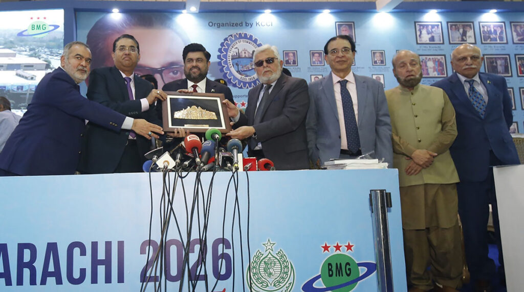 Governor Sindh national security pledge at My Karachi Exhibition with business community leaders