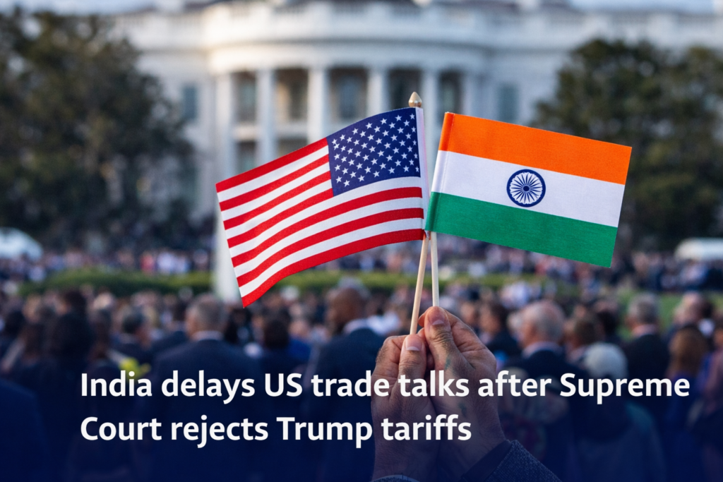 India delays US trade talks after Supreme Court rejects Trump tariffs in Washington