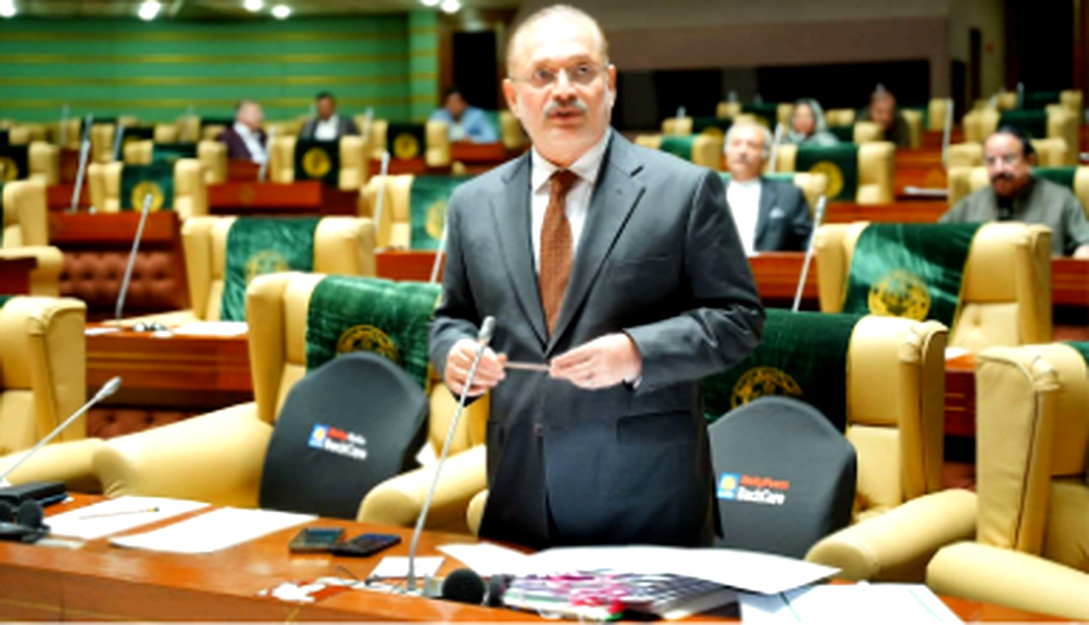 Sharjeel Inam Memon addressing Sindh Assembly on fake news threat in Sindh