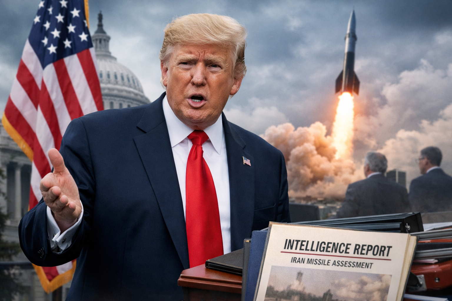 Trump Iranian missile claim