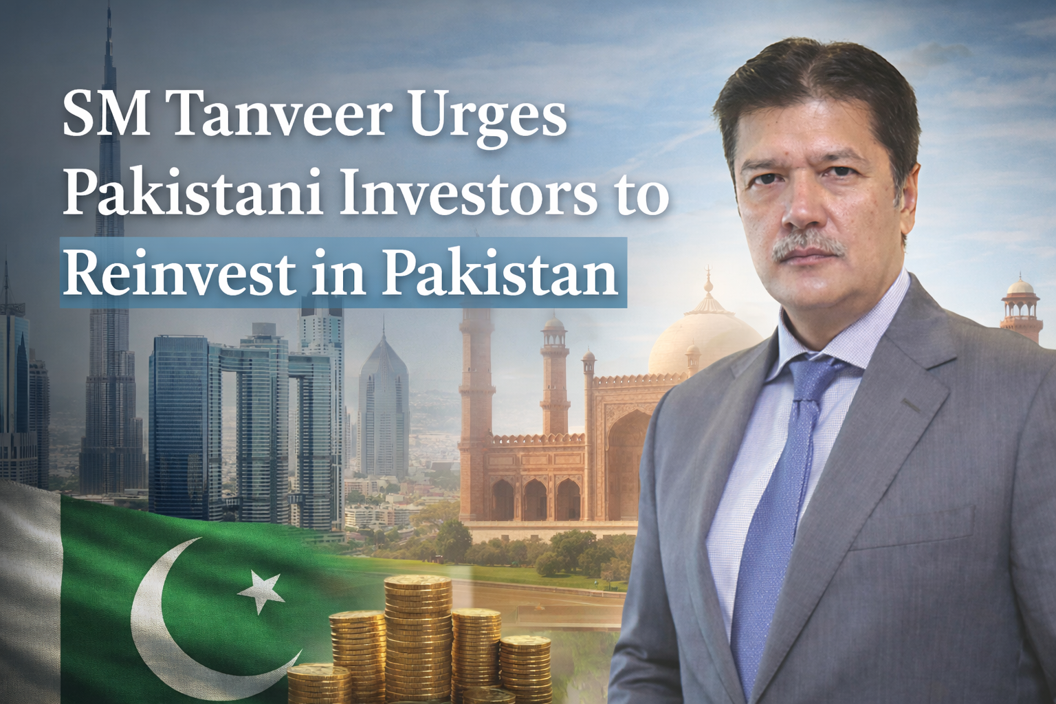 SM Tanveer urges Pakistani investors to reinvest in Pakistan